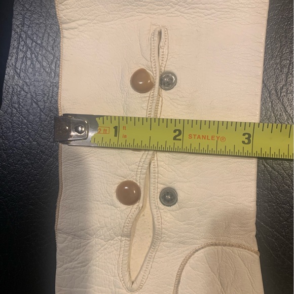 Antique Kidskin gloves above the elbow - Size 6 1/2 - Very Soft Made in Italy - Picture 11 of 12